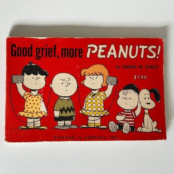 Vintage Rare 1950s Rienhart & Company, INC. Edition Good grief, more PEANUTS! - Picture 1 of 10